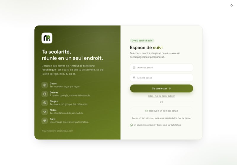 Plateforme de cours